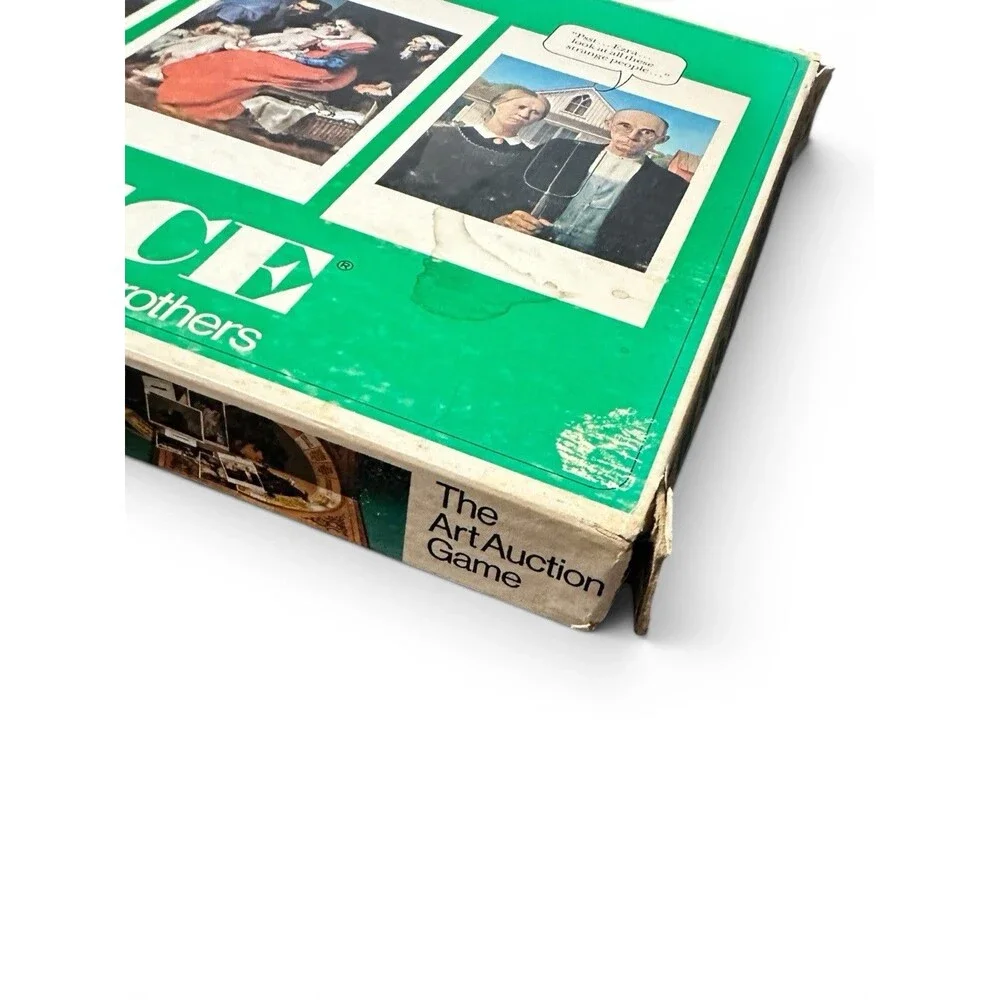 Vintage 1970s Masterpiece The Art Auction Game Board by Parker Brothers